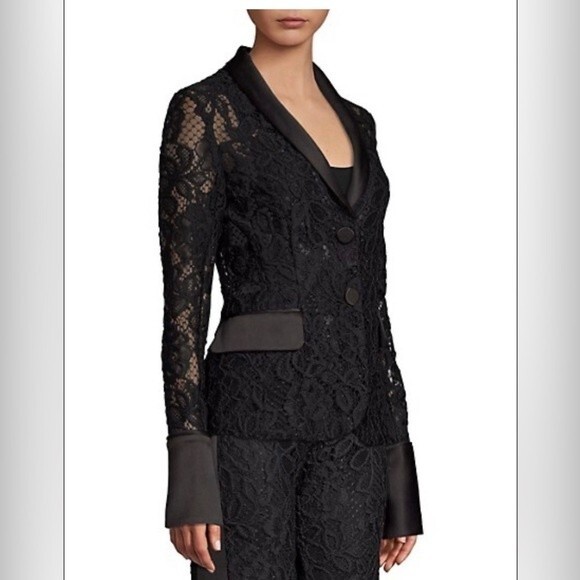 NEW Alexis Bonis Lace Tuxedo Jacket NWT Size Small - Picture 6 of 14